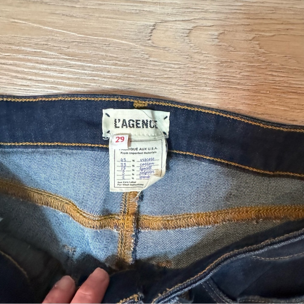 L'AGENCE High Rise Skinny Margot Jeans Size 29/8. NWOT w/ Minor Flaw - Picture 11 of 12